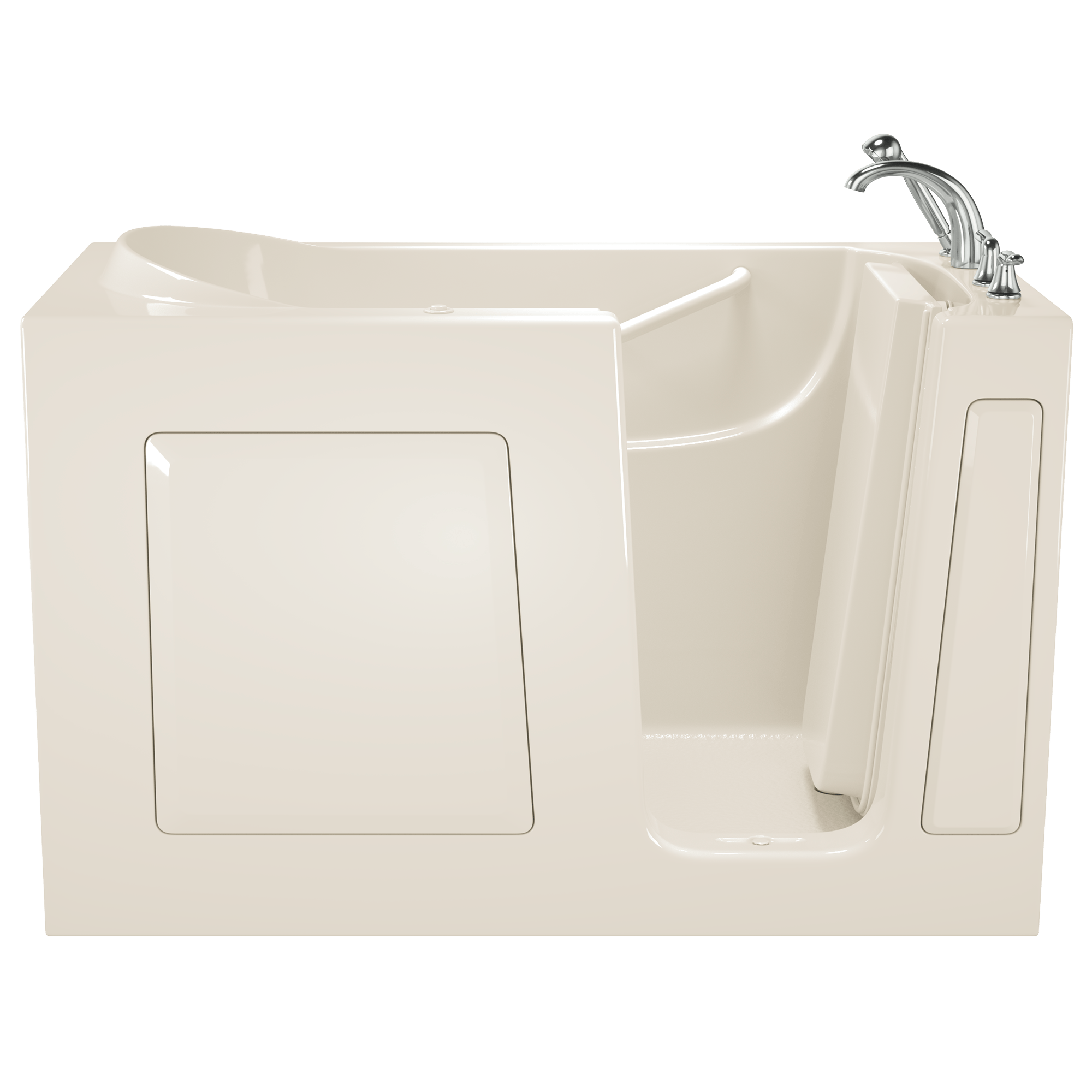 Gelcoat Entry Series 60 x 30-Inch Walk-In Tub With Whirlpool System – Right-Hand Drain With Faucet